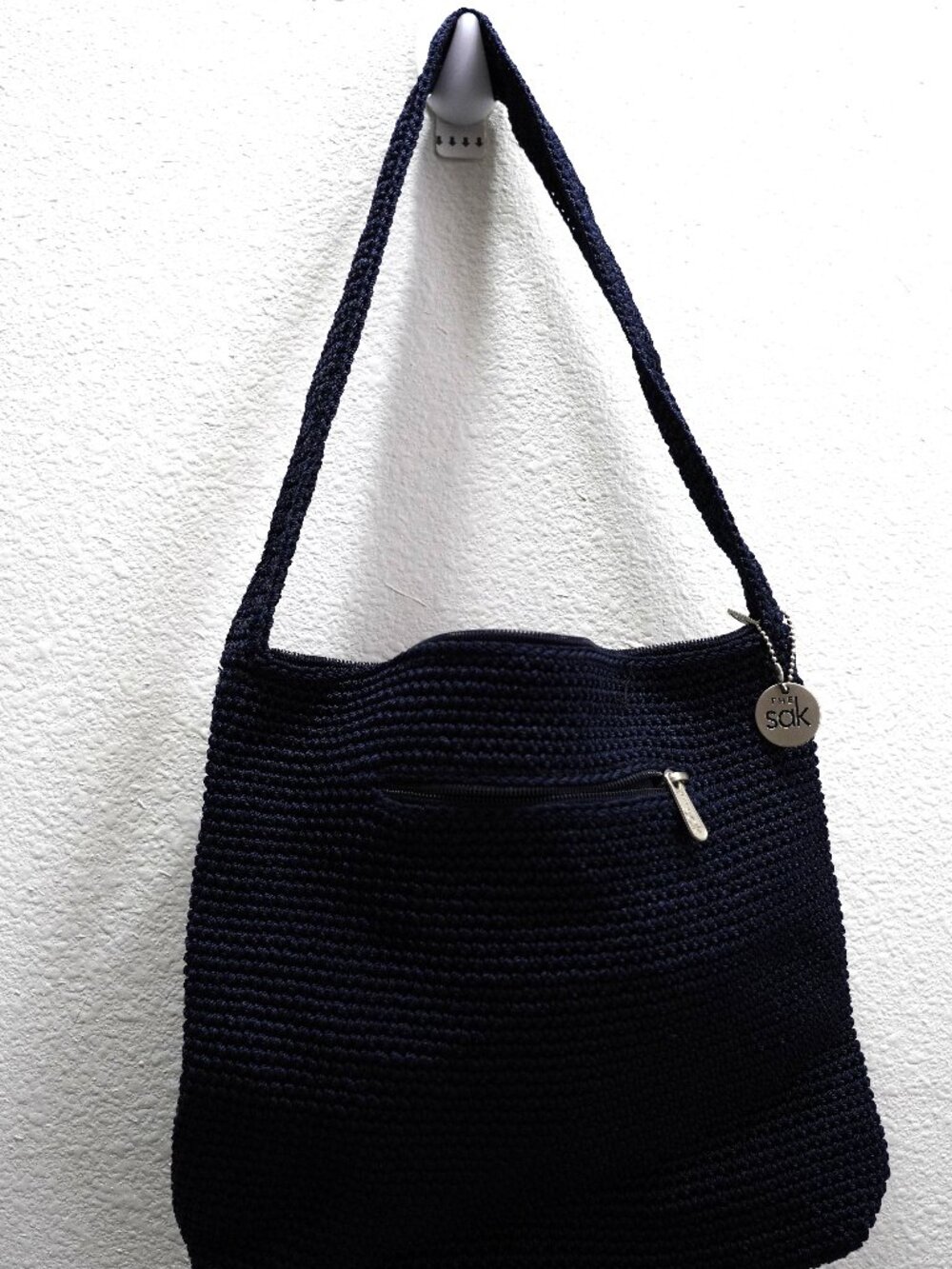 The Sak Navy Blue Crochet Purse